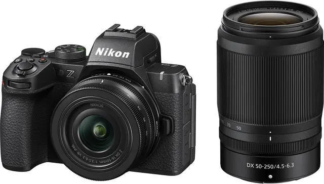 Alt view image 2 of 4 - Nikon Z50II Mirrorless Camera + 16-50mm & 50-250mm Lenses + Rode Microphone