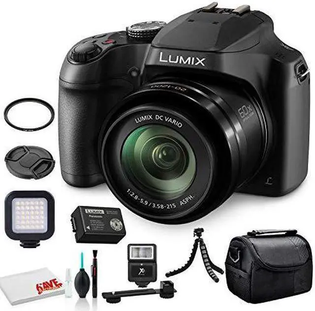 Main image of Panasonic Lumix DC-FZ80 Digital Camera (DC-FZ80DK) Base Bundle