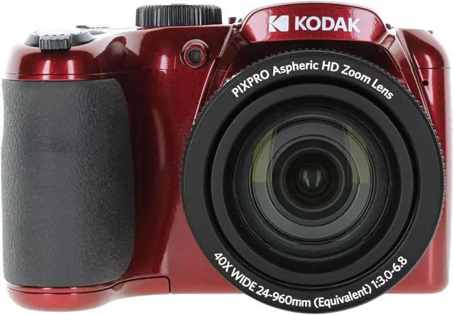Alt view image 2 of 3 - Kodak Pixpro AZ405 Digital Camera in Red (AZ405RD) Bundle with Accessories
