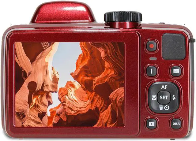 Alt view image 3 of 3 - Kodak Pixpro AZ405 Digital Camera in Red (AZ405RD) Bundle with Accessories