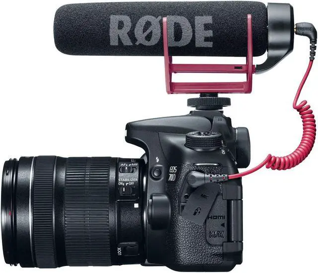 Alt view image 4 of 4 - Canon EOS 70D Video Creator Kit with 18-135mm Lens, Rode VIDEOMIC GO and Sandisk 32GB SD Card Class 10 - Wi-Fi Enabled