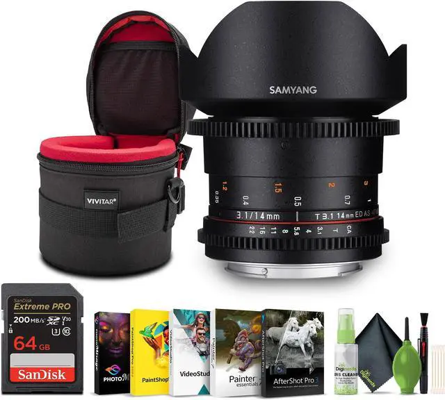 Main image of Samyang SYDS14M-S VDSLR II A mount 14mm T3.1 Wide-Angle Cine Lens for Sony Alpha Cameras