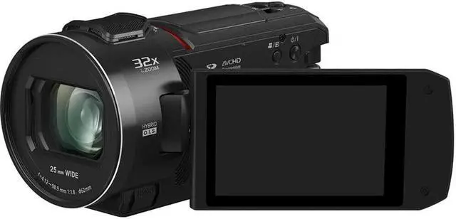 Alt view image 3 of 4 - Panasonic HC-VX3 UHD 4K Lightweight Camcorder with 24x Zoom + 128GB Memory Card + More