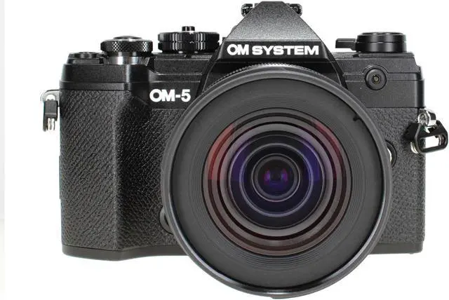 Alt view image 3 of 4 - OM SYSTEM OM-5 Mirrorless Camera with 12-45mm f/4 PRO Lens (Black) + 64GB SF-M Tough Series UHS-II SDXC Memory Card + Professional MC 3 Piece Filter Kit, 77mm UV/CPL/F + More
