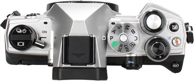 Alt view image 4 of 4 - OM SYSTEM OM-5 Mirrorless Camera with 14-150mm F4-5.6 II lens - Silver (black lens) + 64GB SF-M Tough Series UHS-II SDXC Memory Card + Professional MC 3 Piece Filter Kit, 77mm UV/CPL/F + More