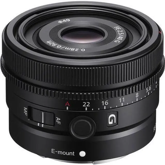 Alt view image 2 of 4 - Sony FE 40mm f/2.5 G Full Frame Ultra Compact Lens + Lens Filter Kit + More