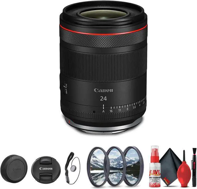 Main image of Canon RF 24mm f/1.4 L VCM Wide-Angle Lens (Canon RF) + Lens Filter Kit + More