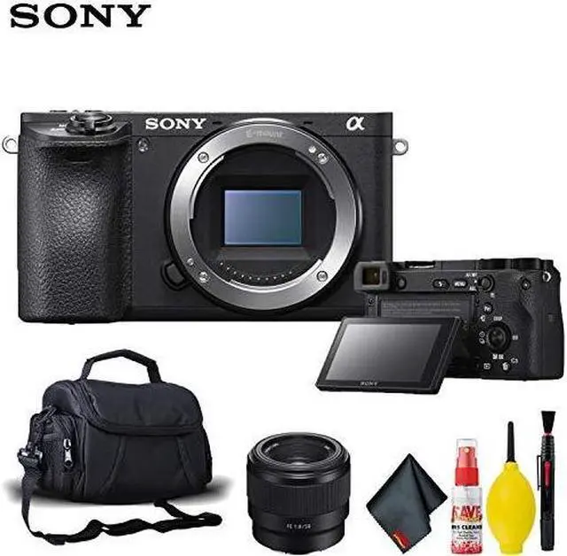 Alt view image 4 of 4 - Sony Alpha a6500 Mirrorless Digital Camera with Carry Case and 50mm f/1.8 E Mount Lens