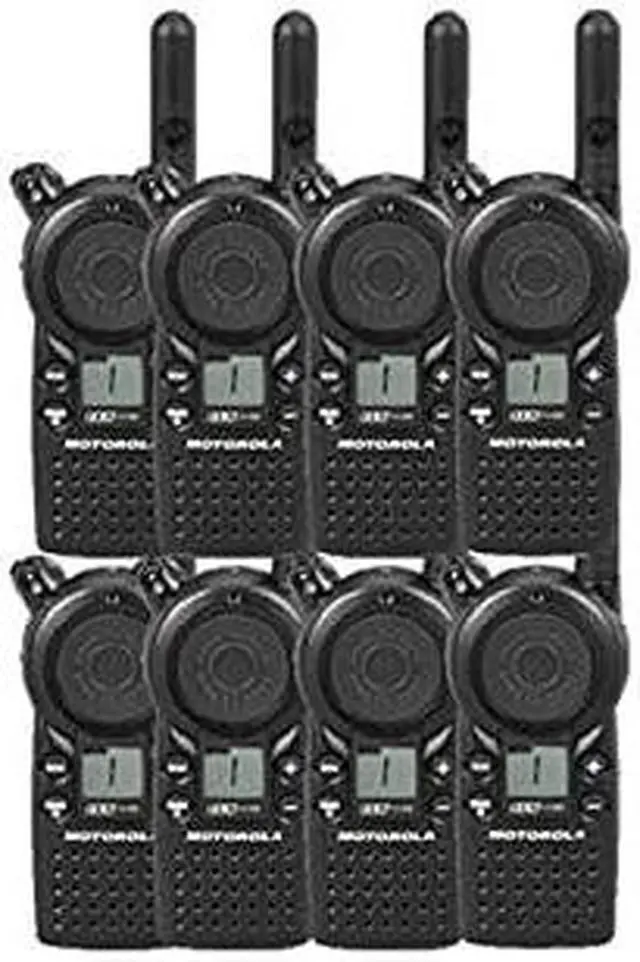 Main image of 8 Pack of Motorola CLS1110 Two Way Radio Walkie Talkies (UHF)