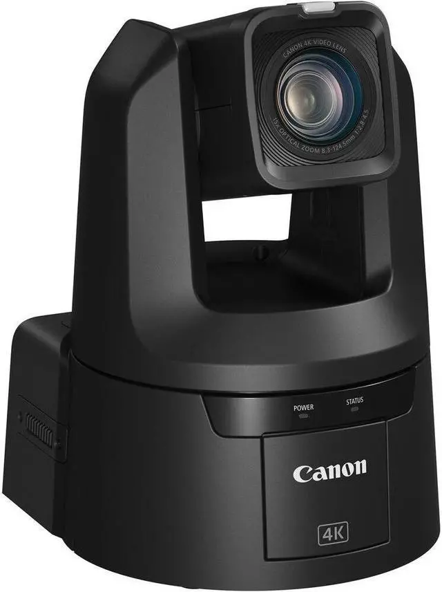 Alt view image 2 of 4 - Canon CR-N500 Professional 4K NDI PTZ Camera with 15x Zoom (Satin Black) + More Bundle