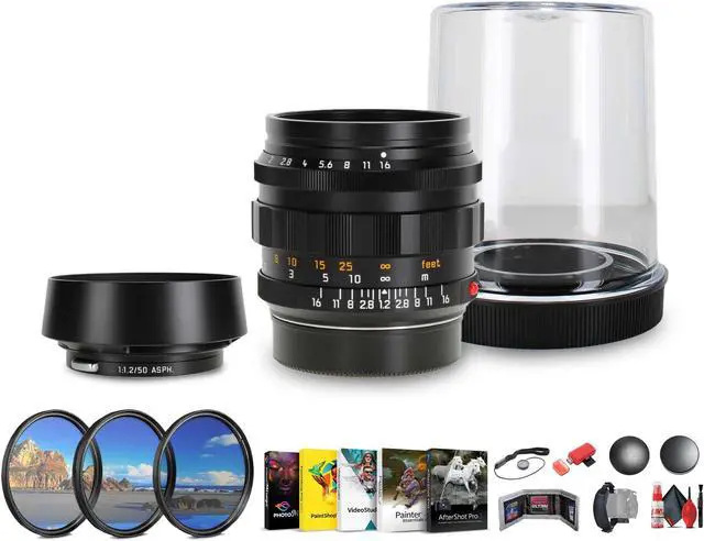 Main image of Leica Noctilux-M 50mm f/1.2 ASPH. Lens (Black) + Sling Backpack + More
