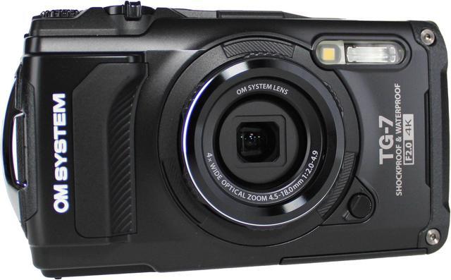 Alt view image 2 of 9 - OM System Tough TG-7 12 Megapixel Compact Camera (Black)