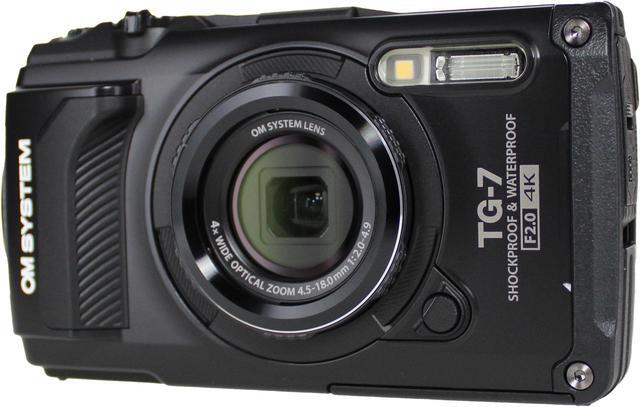 Alt view image 3 of 9 - OM System Tough TG-7 12 Megapixel Compact Camera (Black)