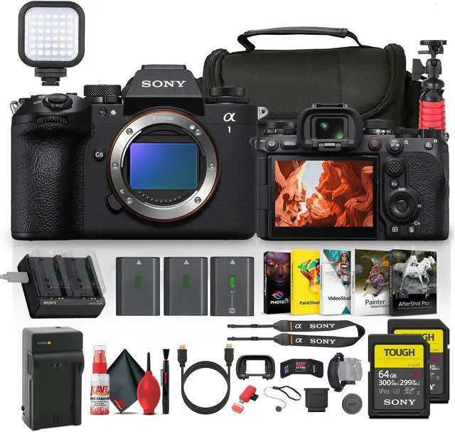 Main image of Sony Alpha a1 II Full-Frame Interchangeable Lens Mirrorless Camera Extra Memory Bundle