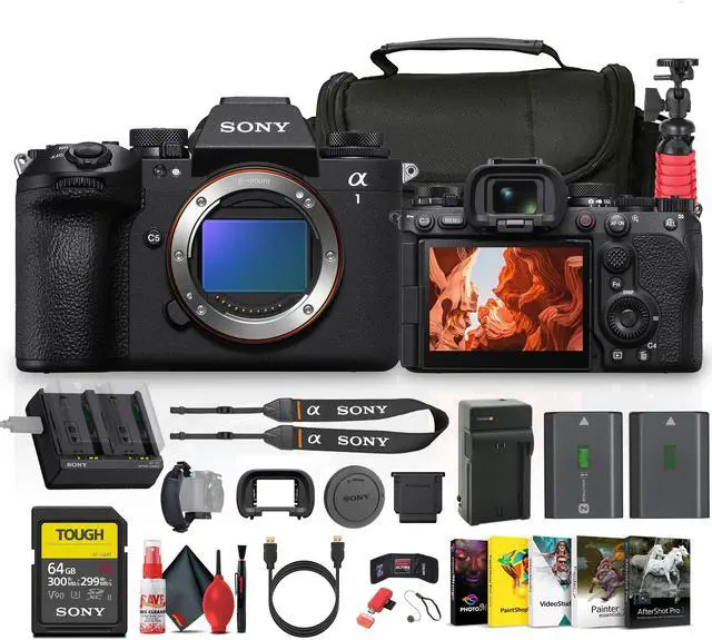 Main image of Sony Alpha a1 II Full-Frame Interchangeable Lens Mirrorless Camera Advanced Bundle