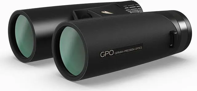 Main image of GPO German Precision Optics Passion ED 8x42mm Binoculars, Lightweight Binocular for Hunting, Wildlife Observation or Sports, Tripod Compatible, Charcoal Black Magnesium Micro-Bridge & Body (B340)