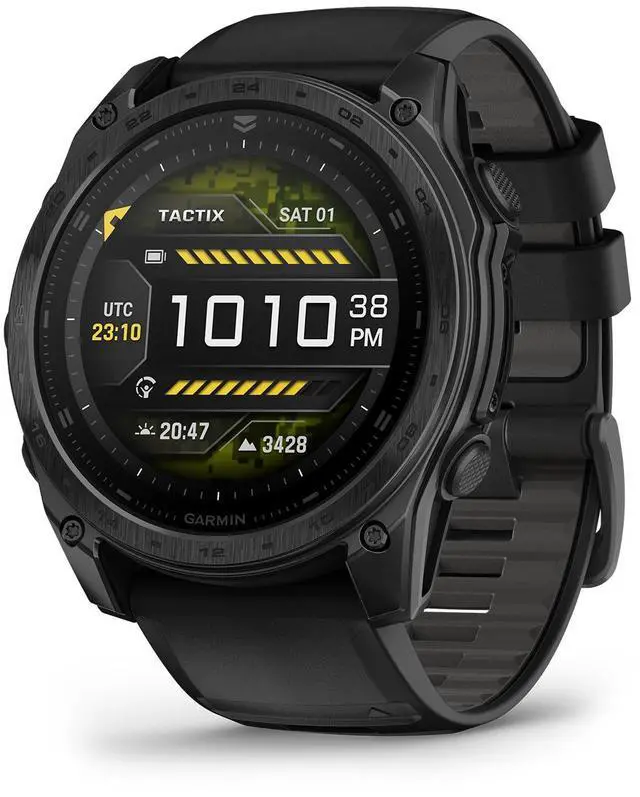 Alt view image 2 of 4 - Garmin tactix 8 51mm, AMOLED Display, Premium Tactical GPS Smartwatch, Includes Applied Ballistics Ultralight Solver