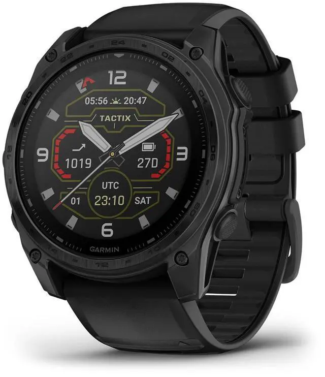 Main image of Garmin tactix® 8 51mm, Solar Charged Display, Elite, Premium Tactical GPS Smartwatch, Includes Applied Ballistics Elite Solver, Titanium Bezel, Sapphire Lens, 40-Meter Dive Rating
