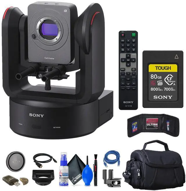Main image of Sony FR7 Cinema Line PTZ Camera + Sony 80GB CFexpress Card + Bag + More