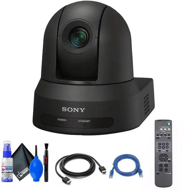 Main image of Sony SRG-X40UH PTZ Camera (Black) + Ethernet & HDMI Cables + Cleaning Set