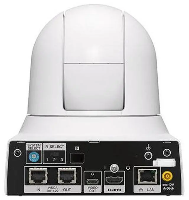 Alt view image 4 of 4 - Sony SRG-X40UH PTZ Camera (White) + Ethernet & HDMI Cables + Cleaning Set