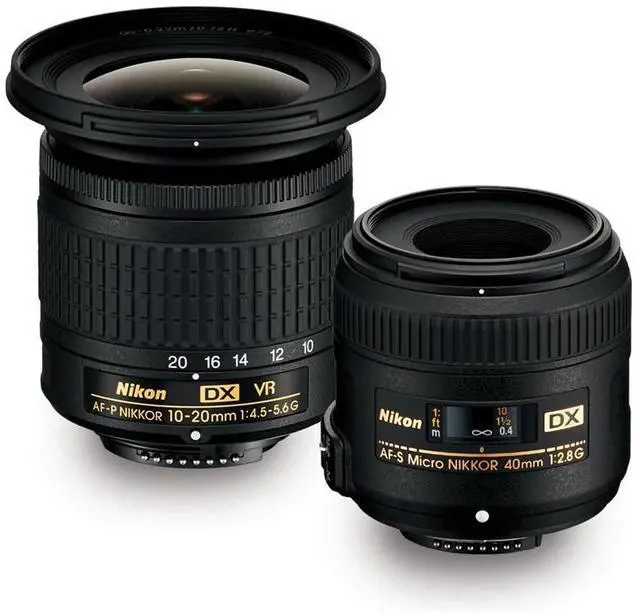 Alt view image 3 of 3 - Nikon Landscape & Macro Two Lens Kit with 10-20mm f/4.5-5.6G VR & 40mm f/2.8G