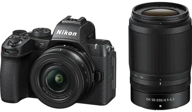 Alt view image 2 of 4 - Nikon Z50 II Mirrorless Camera with Nikon Z DX 16-50mm & 50-250mm Lenses + More