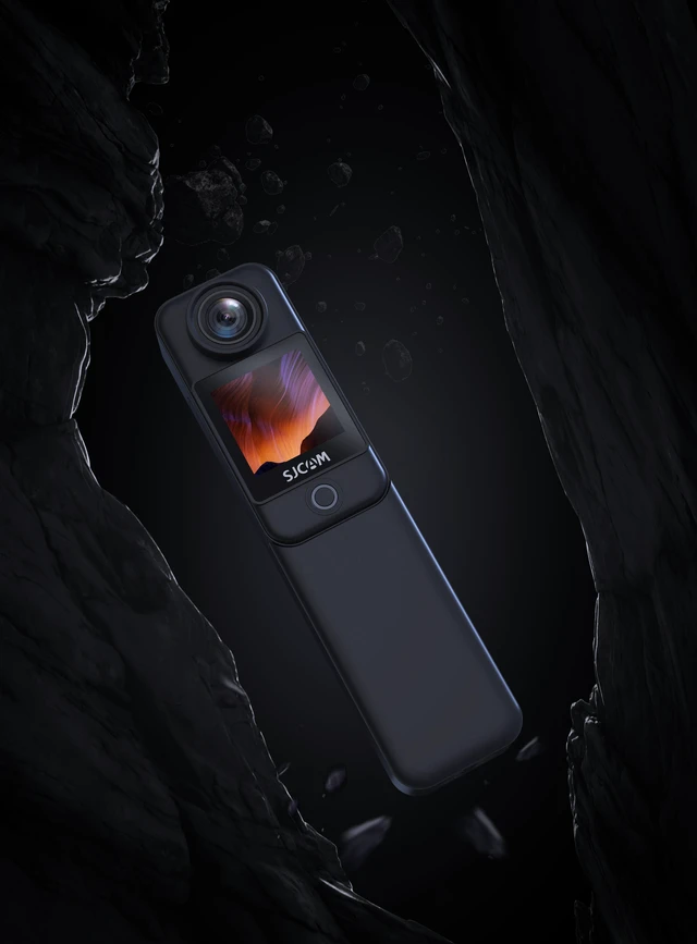 Alt view image 7 of 7 - SJCAM C300 Action Camera 4K 30FPS 6-Axis Gyro Stabilization 30M Waterproof 1.3 Touch Screen 154° Wide Angle 8X Digital Zoom