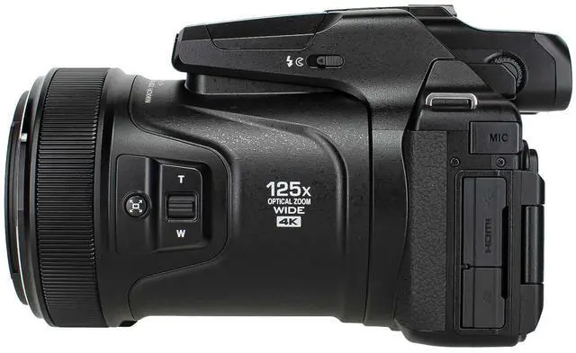 Alt view image 2 of 4 - Nikon COOLPIX P1100 125x Super Zoom Compact Digital Camera + Mic + Monitor - Bundle