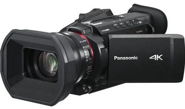 Alt view image 3 of 4 - Panasonic HC-X1600 UHD 4K HDMI Lightweight Compact Camcorder with 24x Zoom + Mic - Bundle