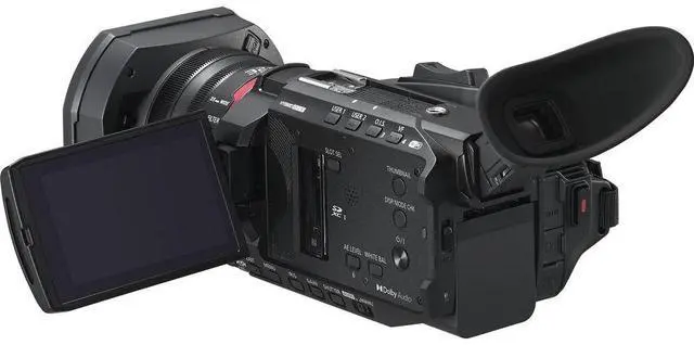 Alt view image 4 of 4 - Panasonic HC-X1600 UHD 4K HDMI Lightweight Compact Camcorder with 24x Zoom + Mic - Bundle