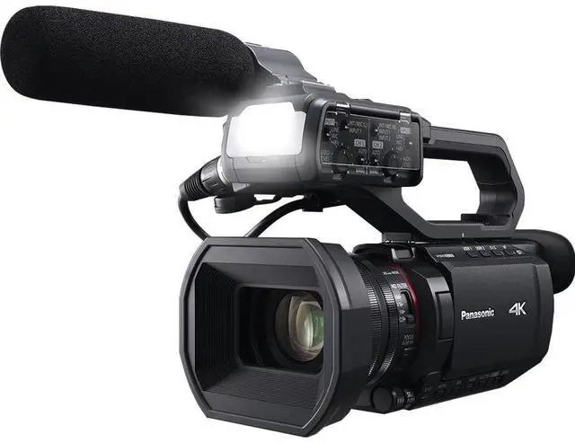 Alt view image 2 of 4 - Panasonic HC-X2100 UHD 4K 3G-SDI/HDMI Pro Lightweight Camcorder with 24x Zoom - Bundle