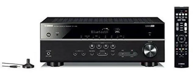 Alt view image 4 of 4 - Yamaha RX-V385 5.1-Channel 4K Ultra HD AV Receiver with Bluetooth
