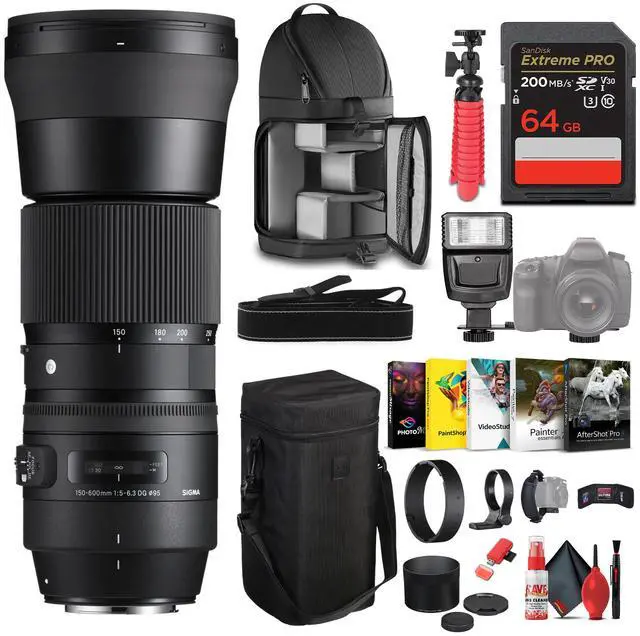 Main image of Sigma 150-600mm f/5-6.3 DG OS HSM Contemporary Lens for Canon EF