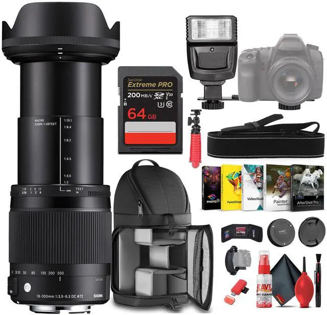 Main image of Sigma 18-300mm f/3.5-6.3 DC Macro OS HSM Contemporary Lens for Nikon F