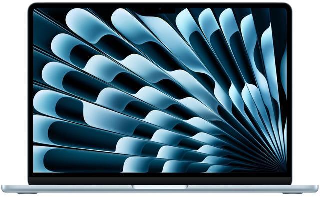 Main image of Apple 2025 MacBook Air 13-inch Laptop with M4 chip: Built for Apple Intelligence, 13.6-inch Liquid Retina Display, 16GB Unified Memory, 512GB SSD Storage, 12MP Center Stage Camera, Touch ID; Sky Blue