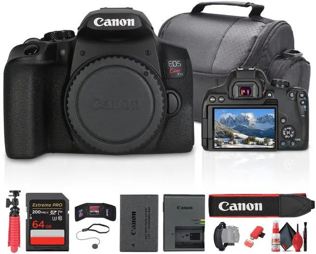 Main image of Canon EOS Kiss X10i / Rebel T8i DSLR Camera (Body Only) with Accessories Bundle