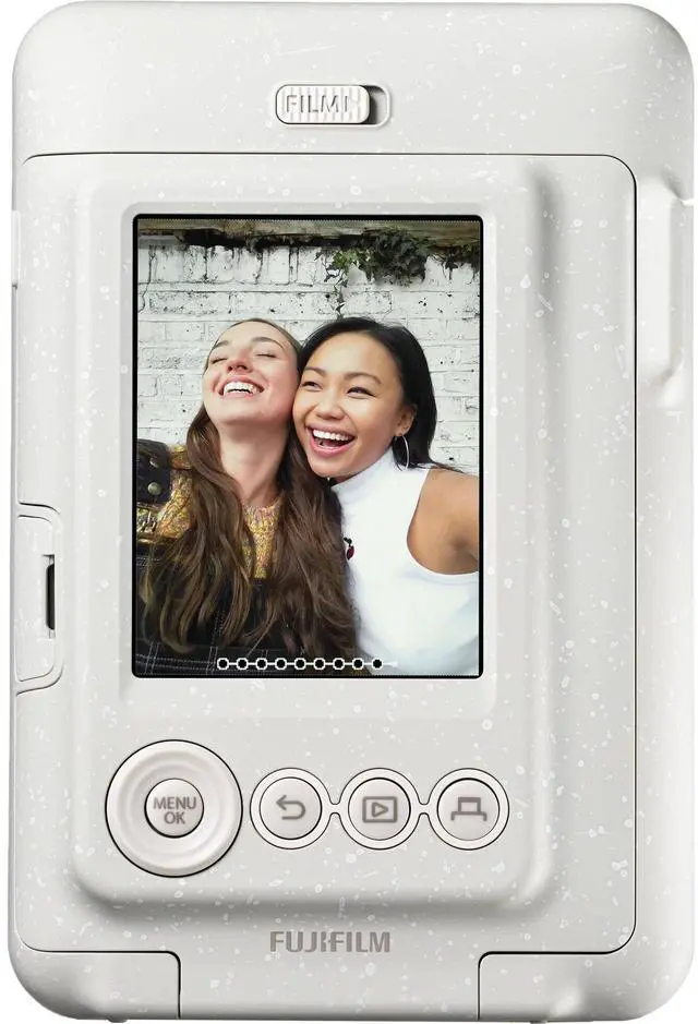 Alt view image 4 of 4 - Fujifilm INSTAX Mini LiPlay Hybrid Instant Camera +Mini Instant Film-Misty White