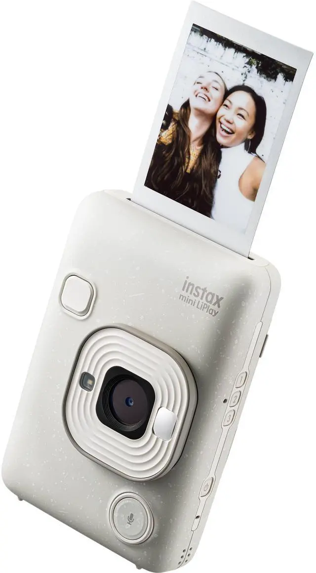 Alt view image 2 of 4 - Fujifilm INSTAX Mini LiPlay Hybrid Instant Camera +Mini Instant Film-Misty White