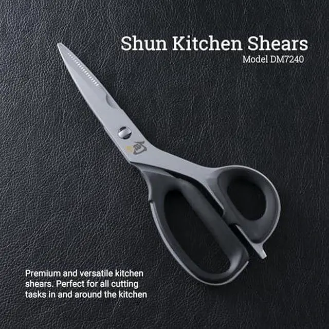 Alt view image 3 of 4 - Shun Kitchen Shears, 22.6 cm, Heavy Duty Cooking Scissors, Durable 420J2 Stainless Steel, Detachable Blades for Easy Cleaning, Multi Purpose Kitchen Shears for Professional and Home Chefs