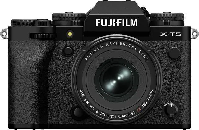 Alt view image 3 of 6 - Fujifilm X-T5 Mirrorless Digital Camera XF16-50mmF2.8-4.8 R LM WR Lens Kit - Black