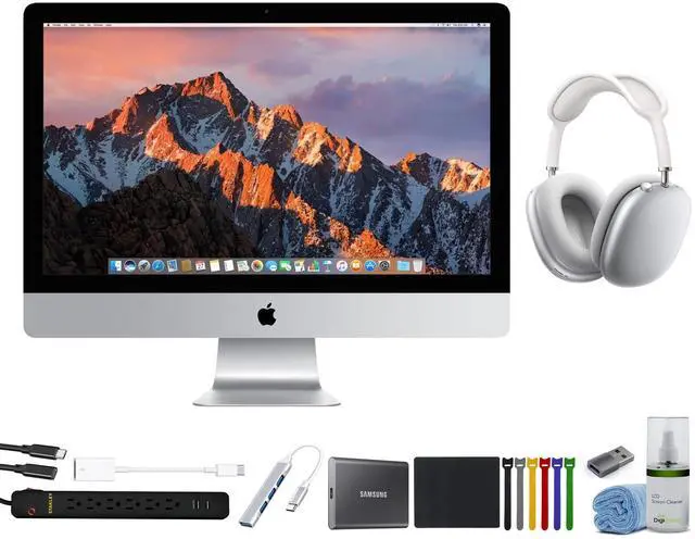 Main image of Apple iMac 27 Inch, 3.5GHz Intel Core i5, 8GB RAM, 512GB SSD + Airpods Max +More