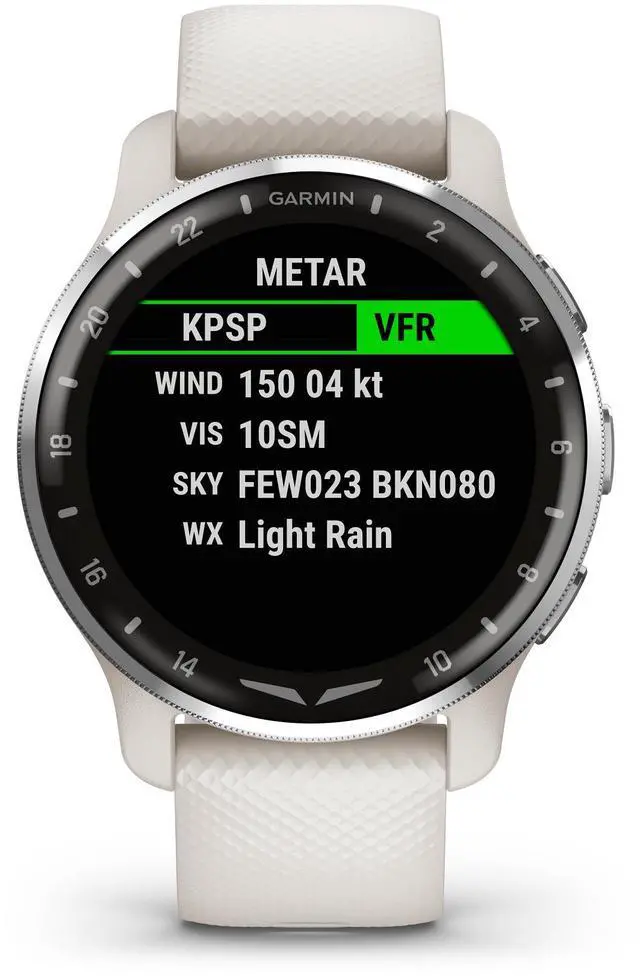 Alt view image 2 of 4 - Garmin D2 Air X10, GPS, Ivory Passivated, Air Pro TWS Wireless EarBuds, Bundle