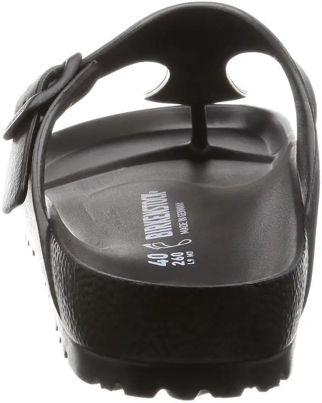 Alt view image 3 of 4 - Birkenstock Essentials Unisex Gizeh EVA Sandals, 40 R EU, Black, 9-9.5 Women/7-7.5 Men