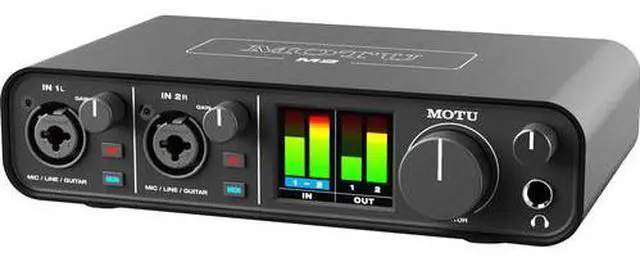 Alt view image 2 of 4 - MOTU M2 USB-C Audio/MIDI Interface Bundle
