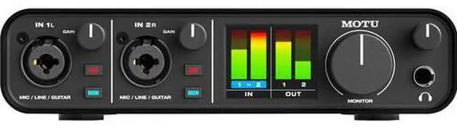 Alt view image 3 of 4 - MOTU M2 USB-C Audio/MIDI Interface Bundle
