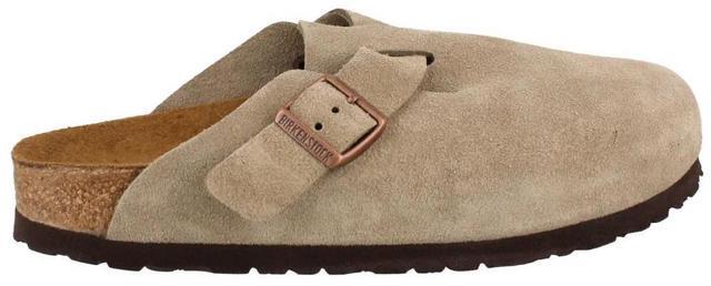 Main image of Birkenstock Men's Boston Soft Footbed Clogs, Taupe, Tan, 11 Medium US
