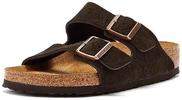 Main image of Birkenstock Men's Heels Sandals Open Toe Sandals , Brown Marron Mocca Marron Mocca , 9 US