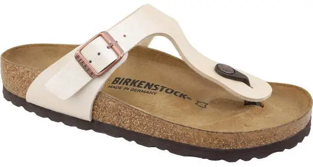 Main image of Birkenstock Women's 943871-Off Style Gizeh Sandal, Off-White, 40