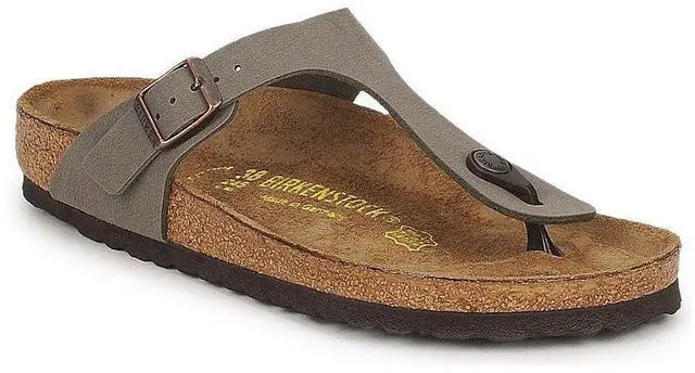 Main image of BIRKENSTOCK Women's Gizeh Thong Sandal, Stone, 39 R EU